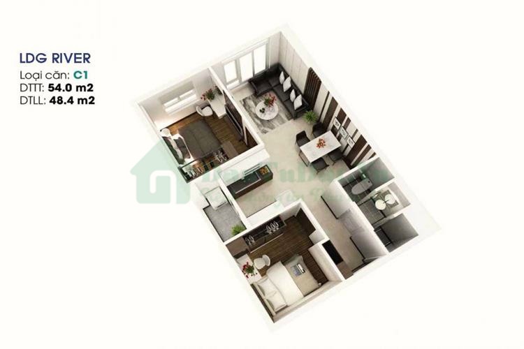 mẫu căn hộ tiêu biểu của dự án LDG River Thủ Đức