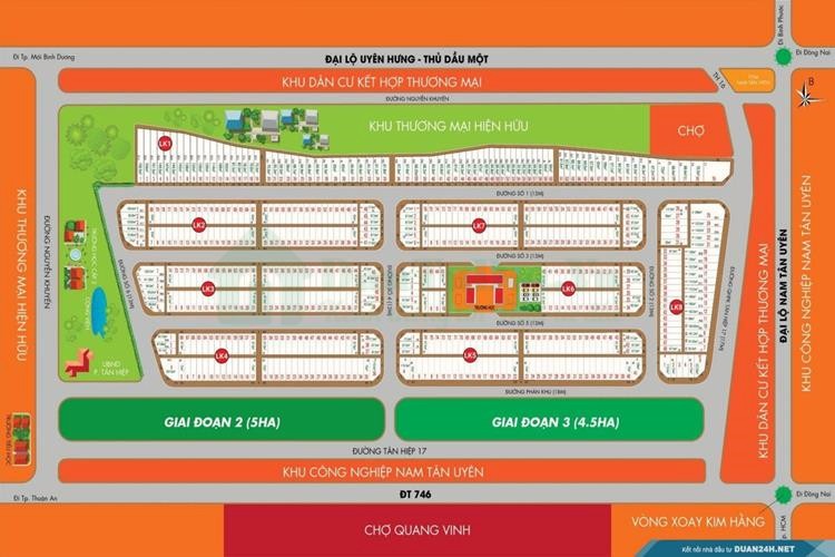 Bằng bằng dự án Tân Hiệp Central Bình Dương