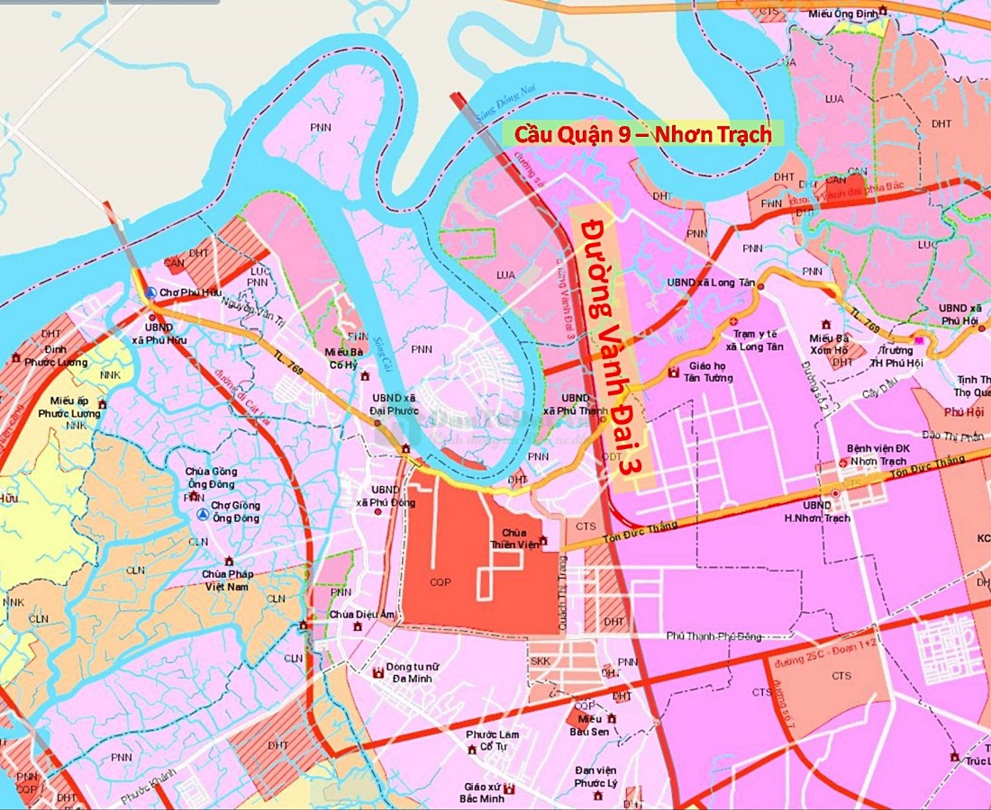 Bản đồ quy hoạch Vành Đai 3 TP. Hồ Chí Minh 