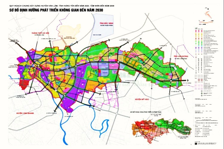 Bản đồ quy hoạch Hưng Yên