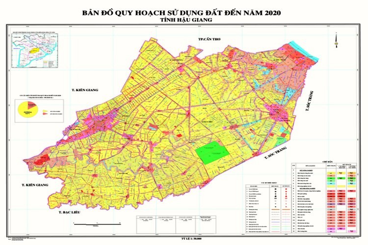 Bản đồ quy hoạch Hậu Giang