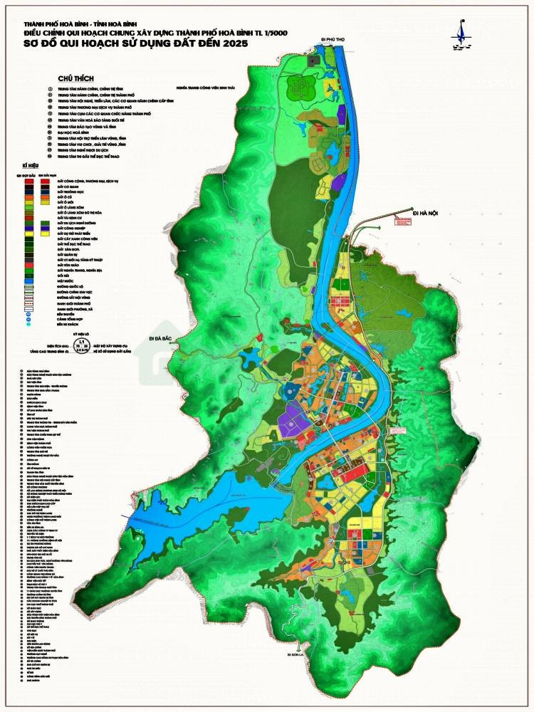 Bản đồ quy hoạch Hòa Bình