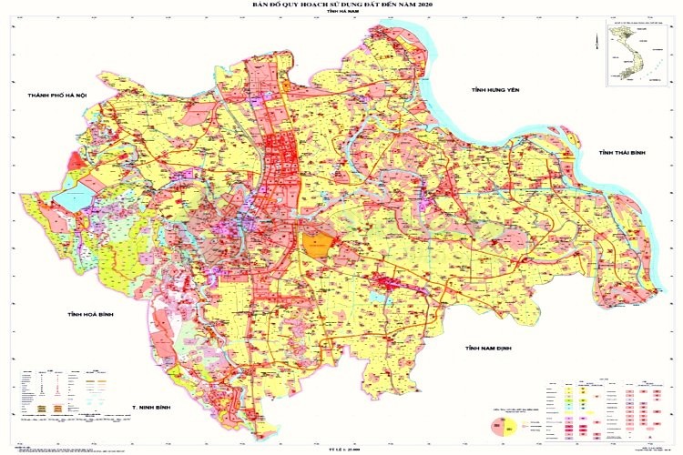 Bản đồ quy hoạch Hà Nam