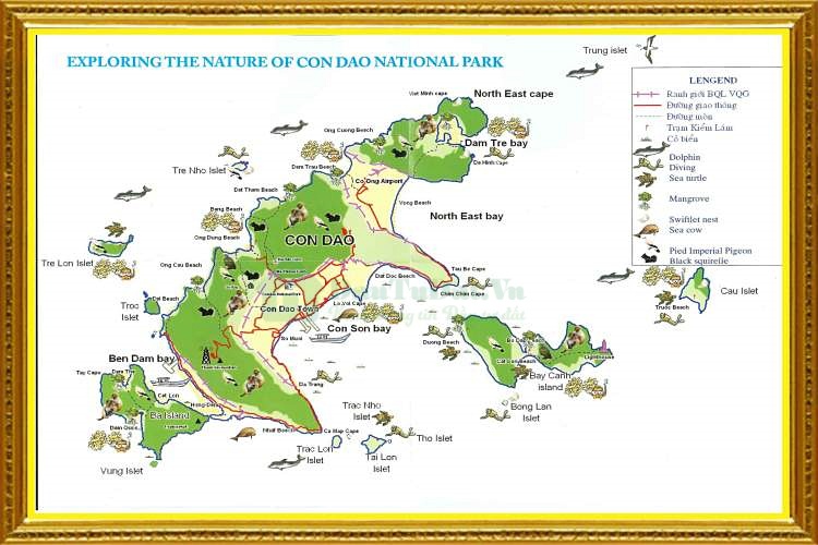 Bản đồ quy hoạch huyện Côn Đảo 
