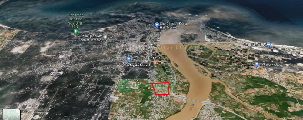 Tái Định Cư Nhà Máy Xử Lý Nước Thải Ninh Thuận Theo Google Maps